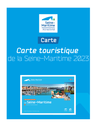 Carte touristique de la Seine-Maritime 2023