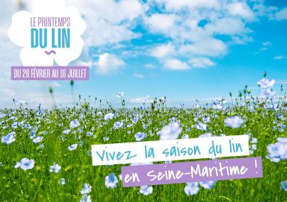 Le Printemps du Lin, visuel promotionnel Facebook