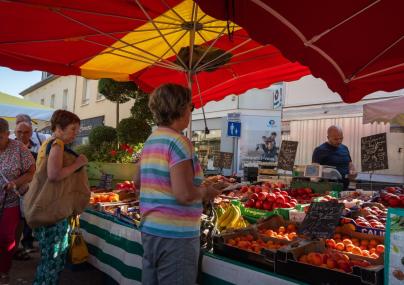 © SMA V.Debels Le marché d'Yvetot