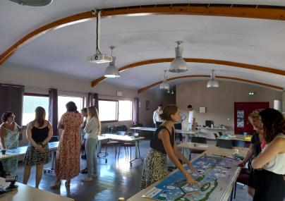 © Seine-Maritime Attractivité Fresque des talents, atelier entreprise