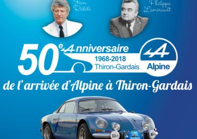 50 ans de l'arrivée d'Alpine à Thiron-Gardais