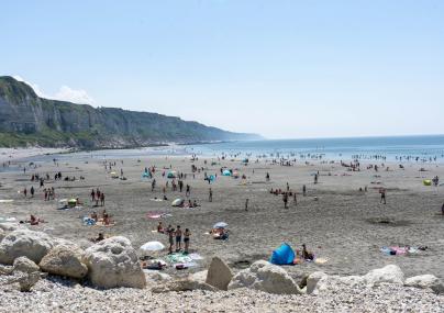 Saint-Jouin de Bruneval plage ©V.Debels
