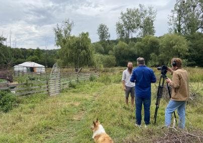 Tournage Les Amandiers