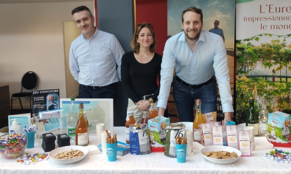 Stand de Seine-Maritime Attractivité au Normandy Campus Tour 