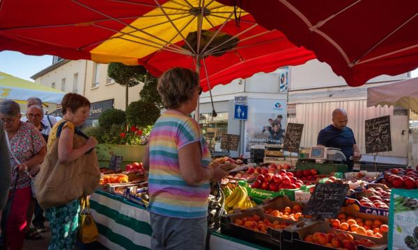 Le marché d'Yvetot