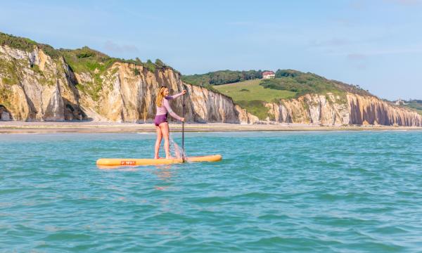 Paddle le long de la Côté d'Albâtre
