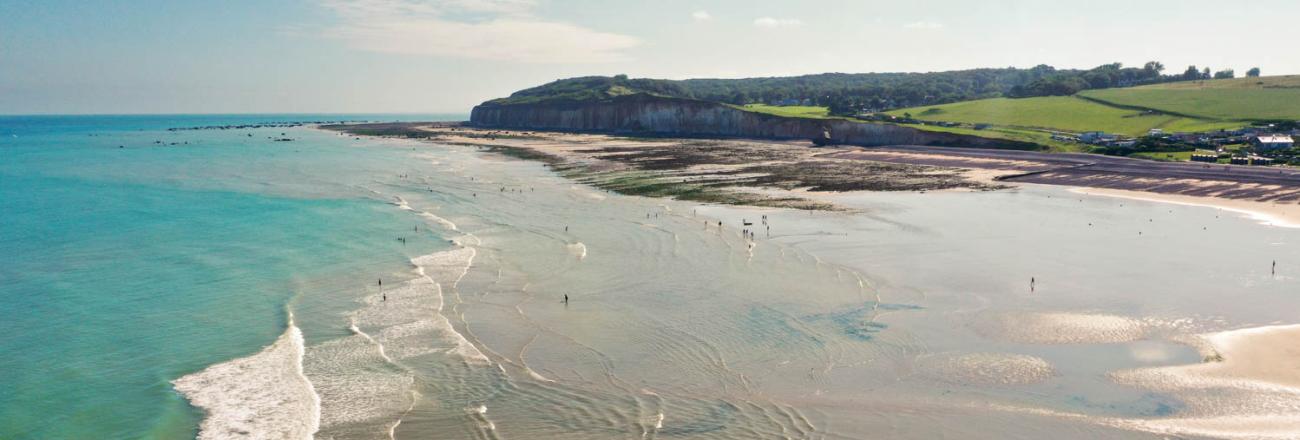 Panorama plage Quiberville