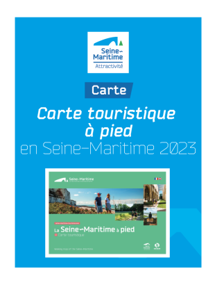 Carte de la Seine-Maritime à vélo 2023