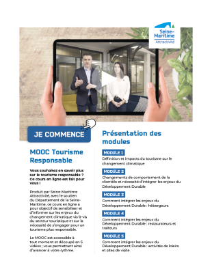 MOOC Tourisme Responsable