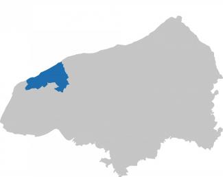 Carte Communauté d’agglomération Fécamp Caux Littoral