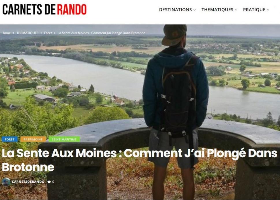 Article de David Génestal sur le blog Carnets de Rando 2021 Article de David Génestal sur le blog Carnets de Rando 2021