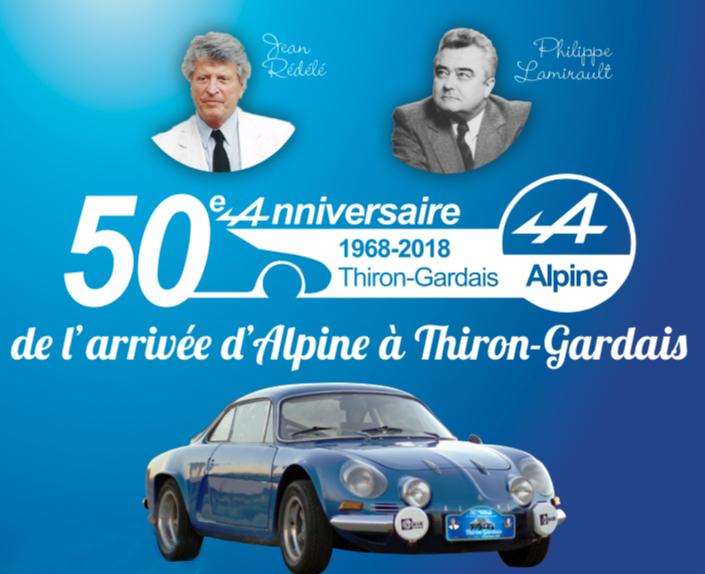 50 ans de l'arrivée d'Alpine à Thiron-Gardais 50 ans de l'arrivée d'Alpine à Thiron-Gardais
