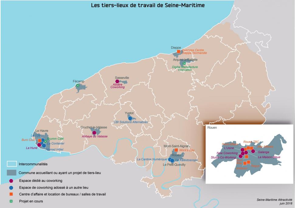 Les tiers-lieux de travail de Seine-Maritime_©SMA2018 Les tiers-lieux de travail de Seine-Maritime_©SMA2018