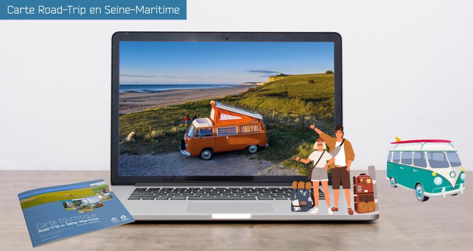Carte Road-Trip en Seine-Maritime - Seine-Maritime Attractivité Carte Road-Trip en Seine-Maritime - Seine-Maritime Attractivité