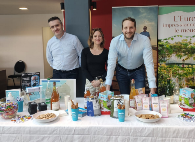 Stand de Seine-Maritime Attractivité au Normandy Campus Tour 