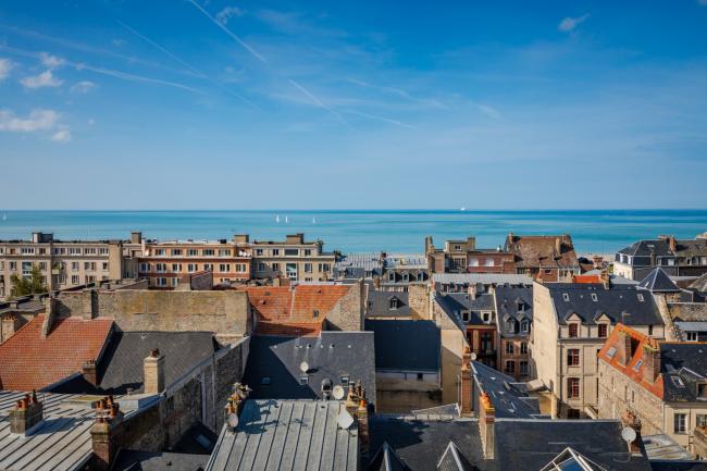 Dieppe, vue sur la mer