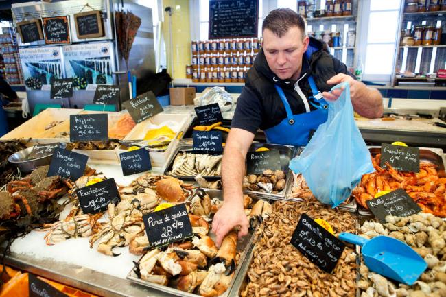 Poissonnerie au Tréport 