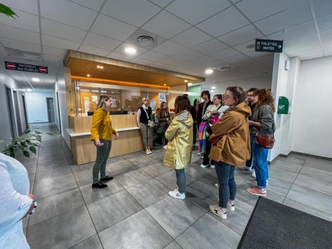 Visite d'une maison de santé par les internes en médecine générale