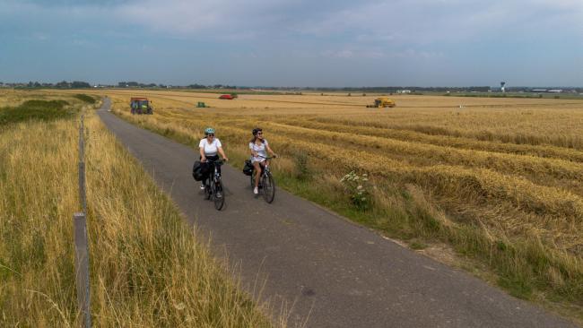 Balade à vélo le long de la Vélomaritime