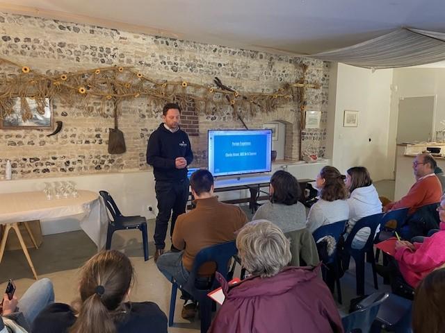 Meet-up, Bienvenue à la Ferme, présentation de la Ferme Les 5 Frères