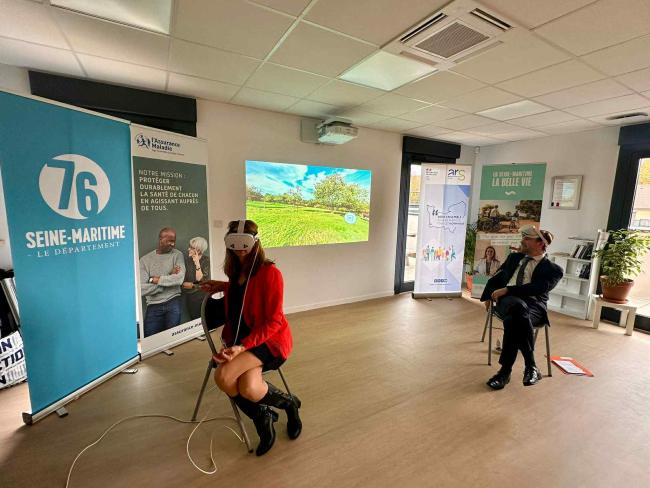 Test de l'outil de réalité virtuelle Keyveo