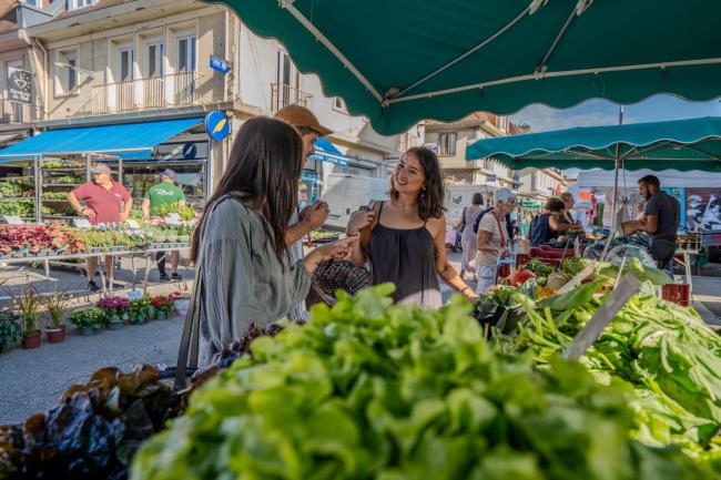 Le marché d'Yvetot