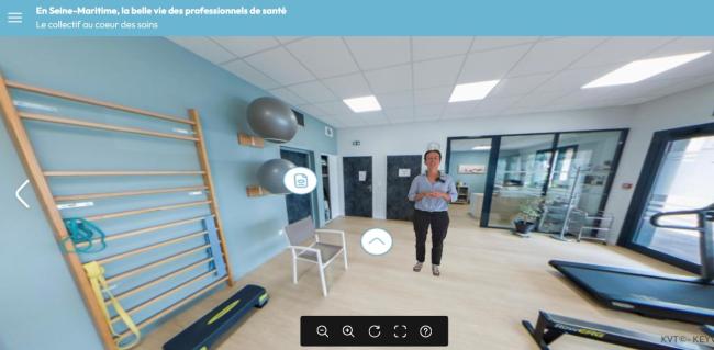 Visite virtuelle immersive avec l'outil Keyveo