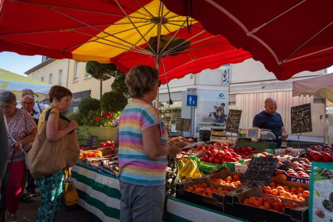 Le marché d'Yvetot