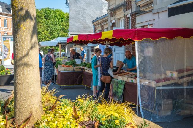 Le marché de Allouville-Bellefosse