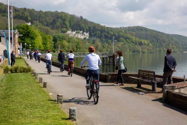 Lancement du vélo guide Le Tour de la Seine-Maritime à vélo 