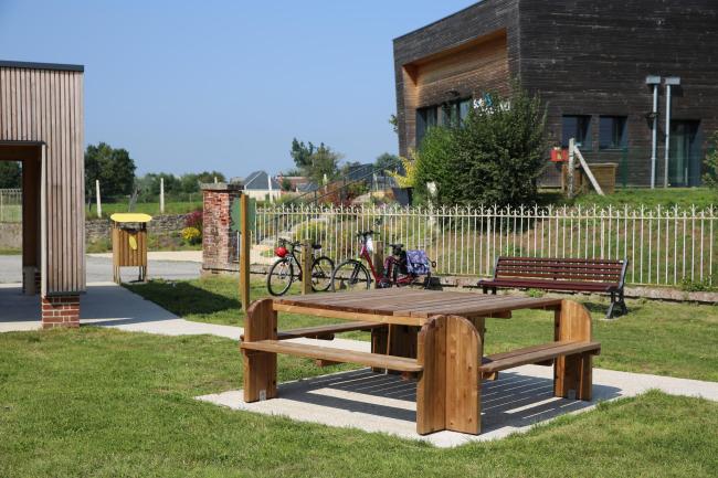 © M. Harel Halte cyclotouristique de Dampierre-en-Bray