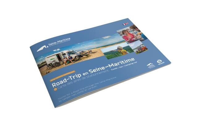 Carte touristique Road-Trip Seine-Maritime 2024