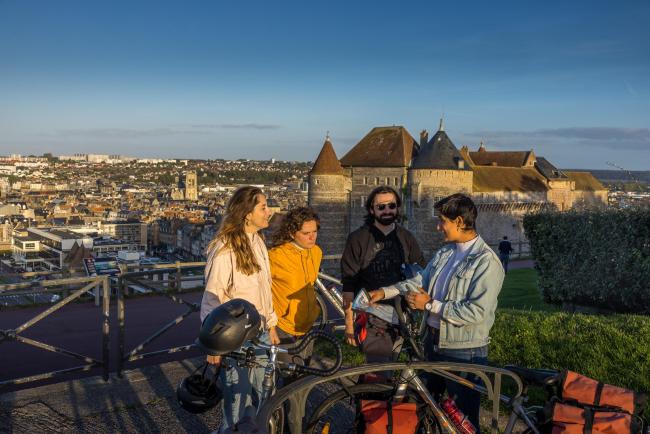 Vue sur le Château de Dieppe