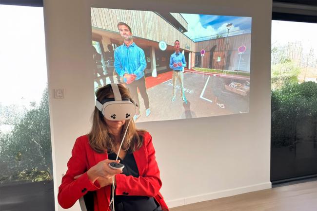 Utilisation de l'outil de visite immersive Keyveo